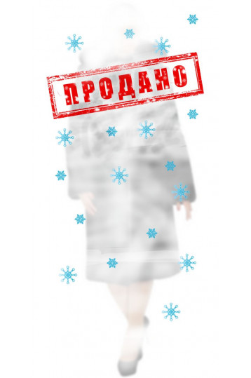 Шуба из мутона темно-шоколадного цвета с капюшоном